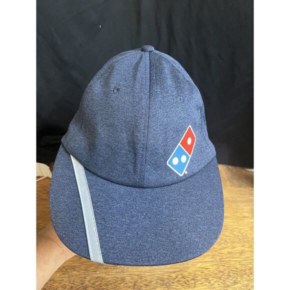 Domino's Pizza Cap - Gray Reflective Strip - One Size - Picture 1 of 4